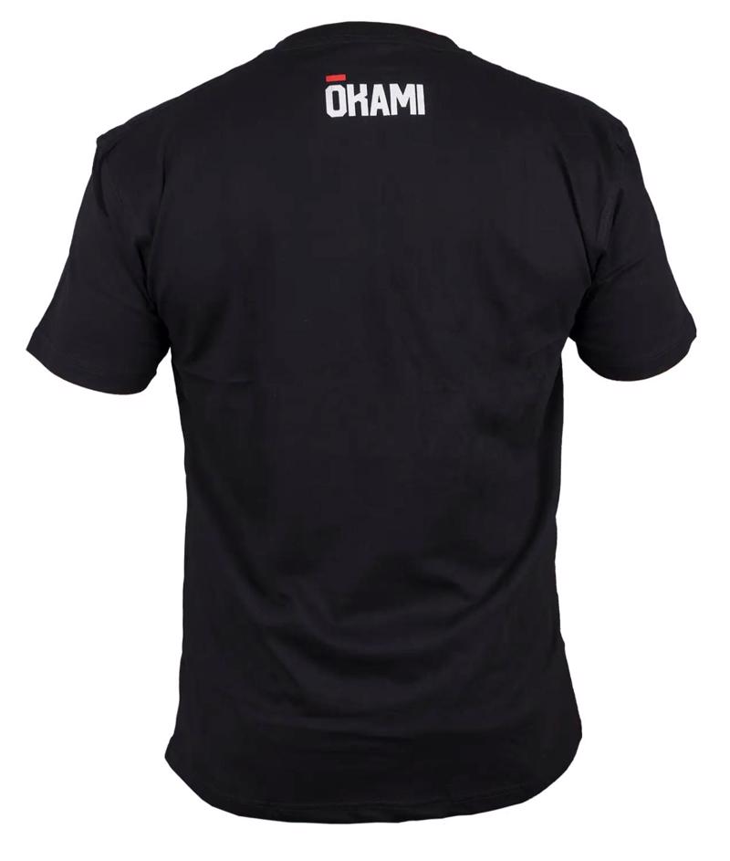 OKAMI T-Shirt enjoy jiu jitsu-black